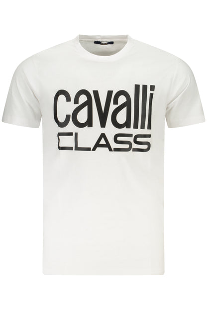 CAVALLI CLASS T-SHIRT MANICHE CORTE UOMO BIANCO