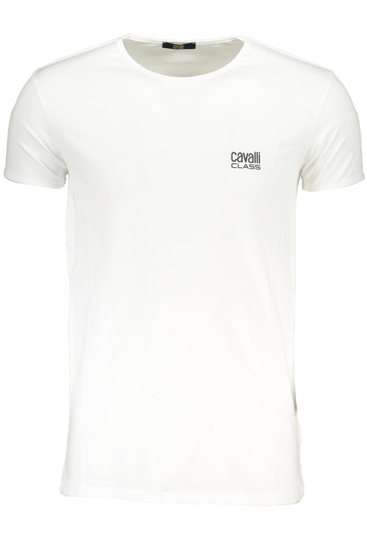 CAVALLI CLASS T-SHIRT MANICHE CORTE UOMO BIANCO
