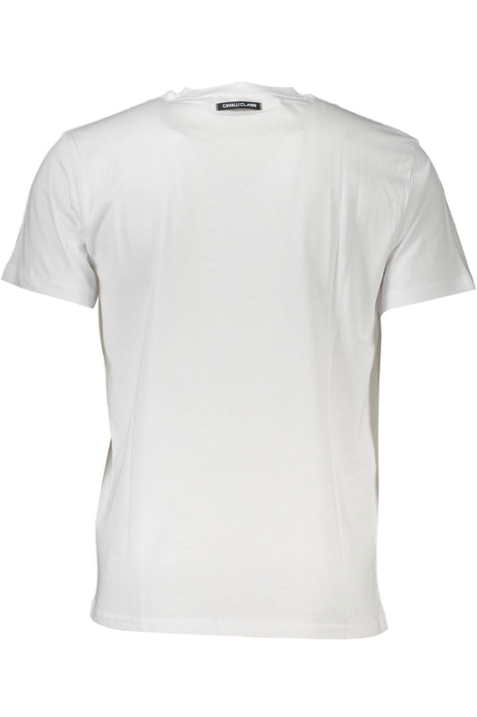 CAVALLI CLASS T-SHIRT MANICHE CORTE UOMO BIANCO