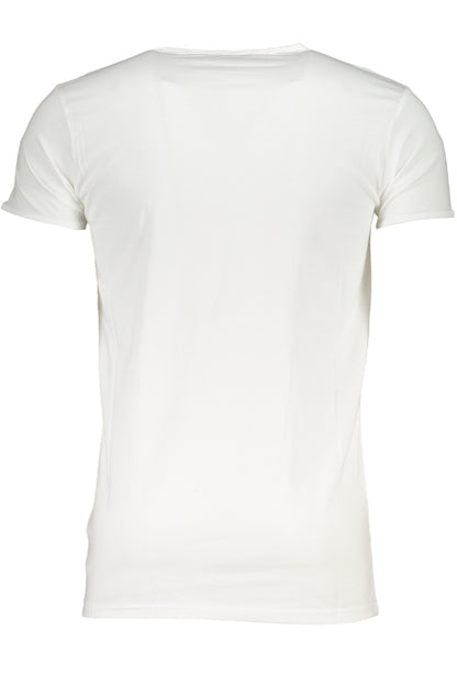 CAVALLI CLASS T-SHIRT MANICHE CORTE UOMO BIANCO