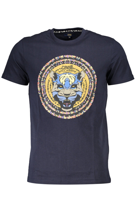 CAVALLI CLASS T-SHIRT MANICHE CORTE UOMO BLU