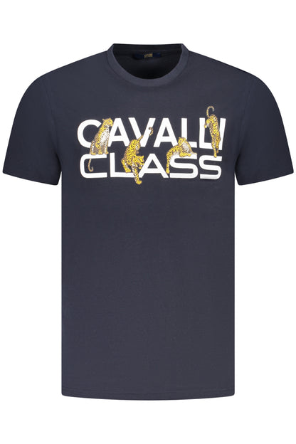 CAVALLI CLASS T-SHIRT MANICHE CORTE UOMO BLU