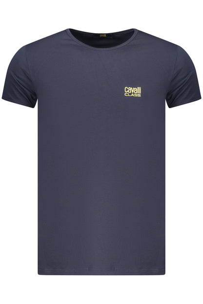 CAVALLI CLASS T-SHIRT MANICHE CORTE UOMO BLU