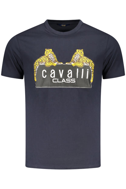 CAVALLI CLASS T-SHIRT MANICHE CORTE UOMO BLU
