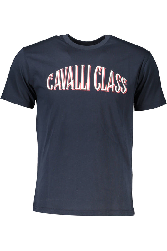 CAVALLI CLASS T-SHIRT MANICHE CORTE UOMO BLU