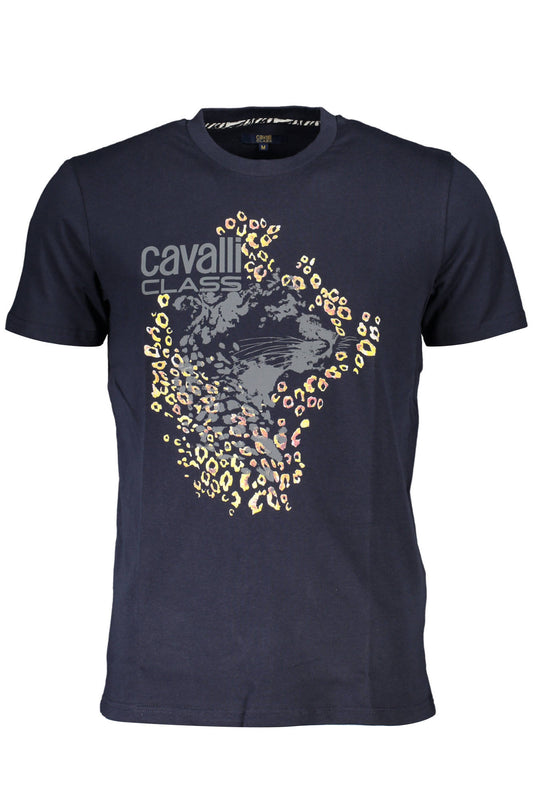 CAVALLI CLASS T-SHIRT MANICHE CORTE UOMO BLU
