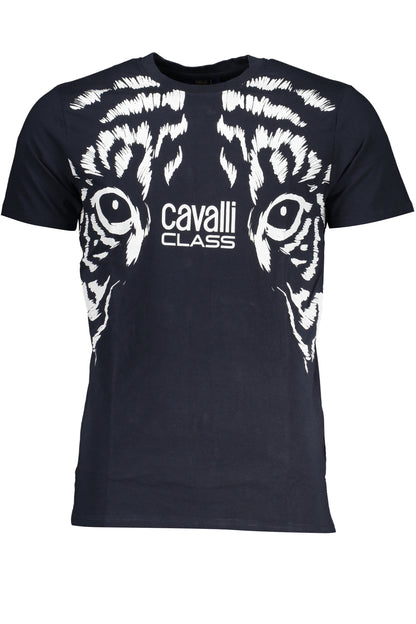CAVALLI CLASS T-SHIRT MANICHE CORTE UOMO BLU