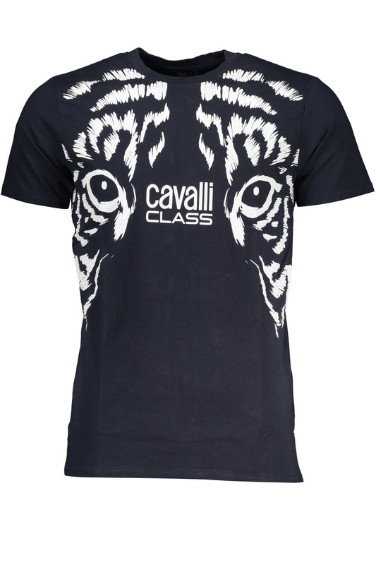 CAVALLI CLASS T-SHIRT MANICHE CORTE UOMO BLU