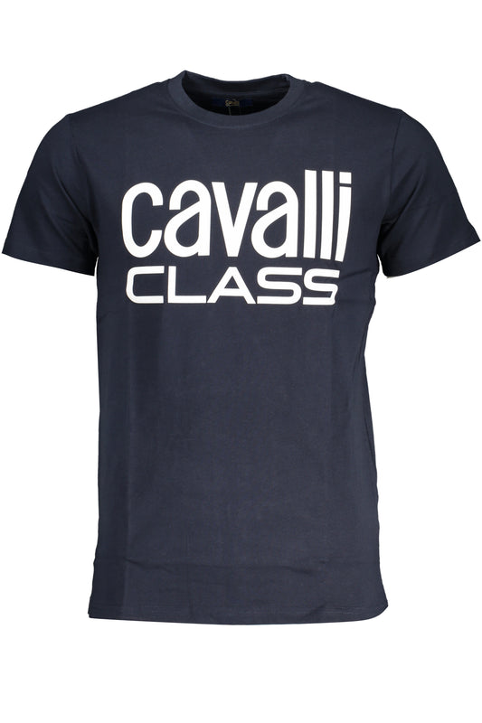 CAVALLI CLASS T-SHIRT MANICHE CORTE UOMO BLU