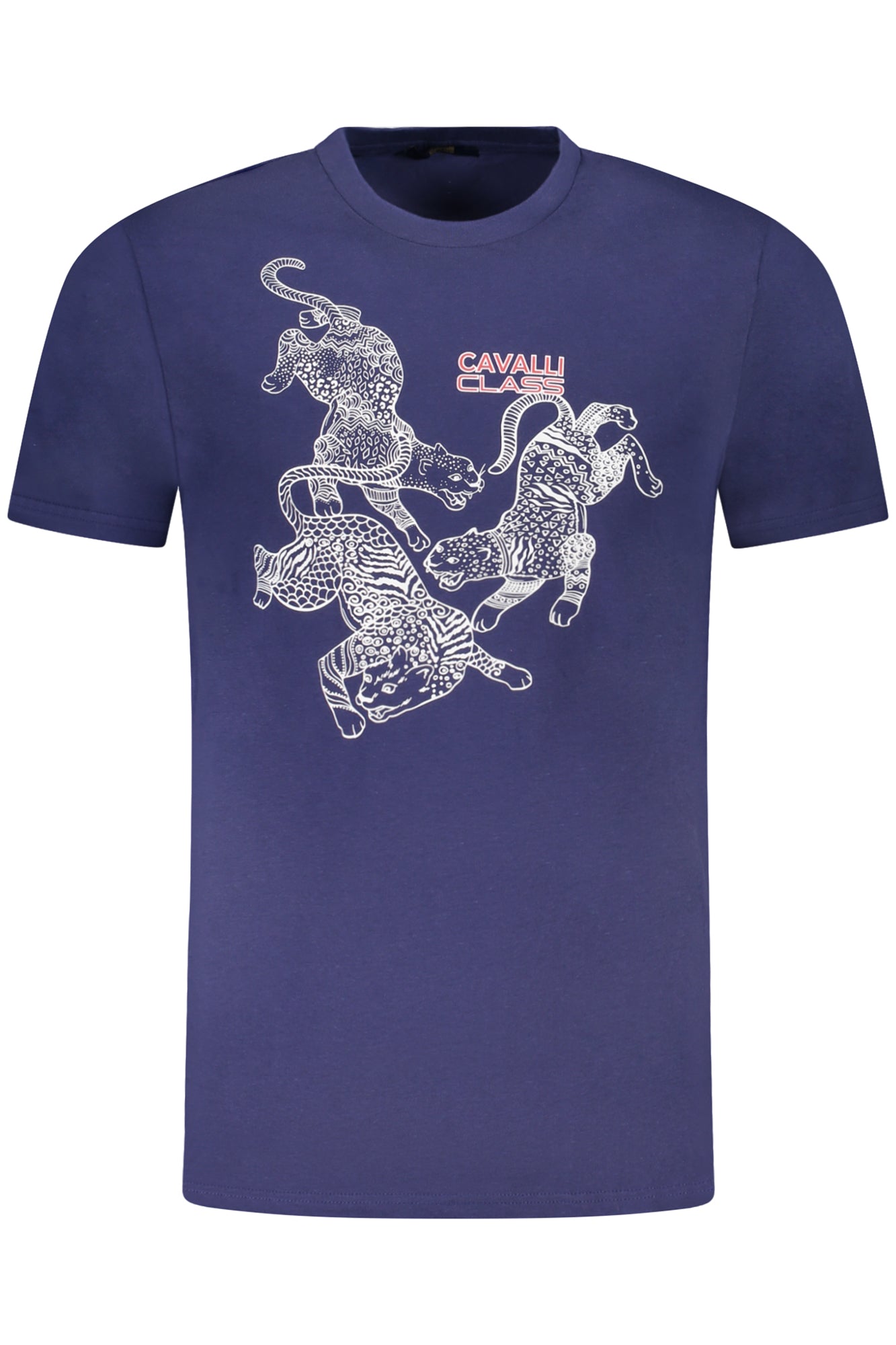 CAVALLI CLASS T-SHIRT MANICHE CORTE UOMO BLU