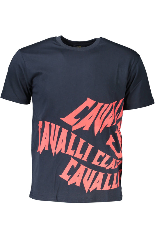 CAVALLI CLASS T-SHIRT MANICHE CORTE UOMO BLU