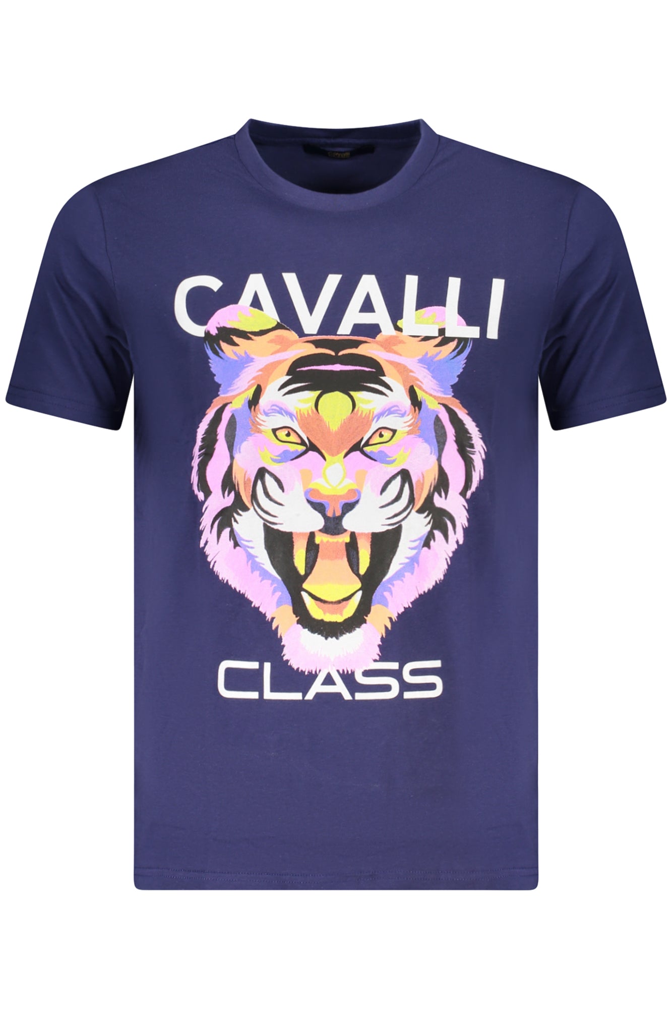 CAVALLI CLASS T-SHIRT MANICHE CORTE UOMO BLU