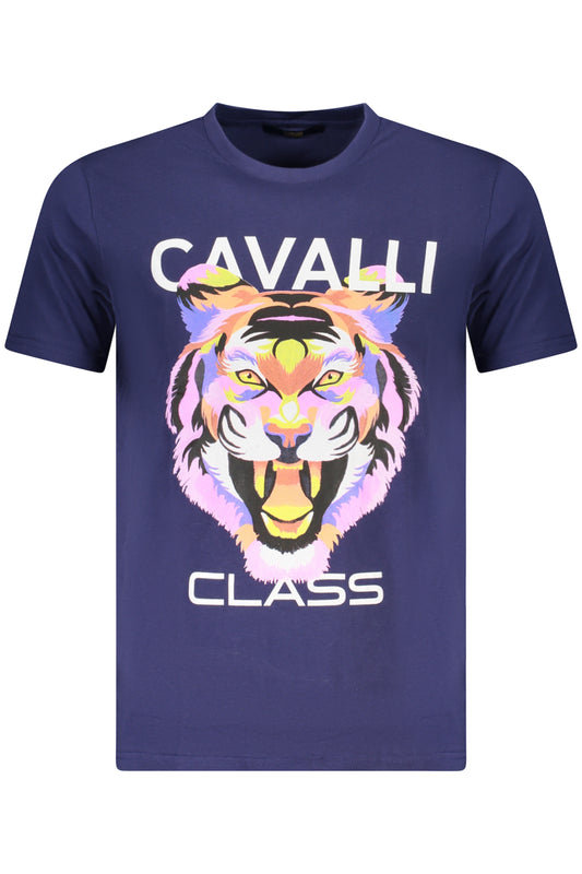 CAVALLI CLASS T-SHIRT MANICHE CORTE UOMO BLU
