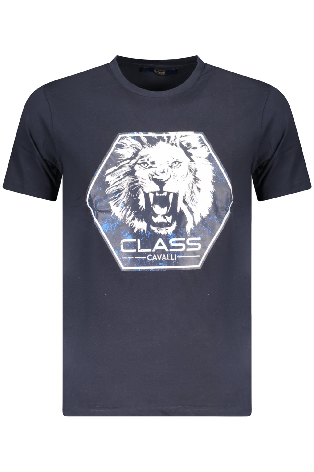 CAVALLI CLASS T-SHIRT MANICHE CORTE UOMO BLU