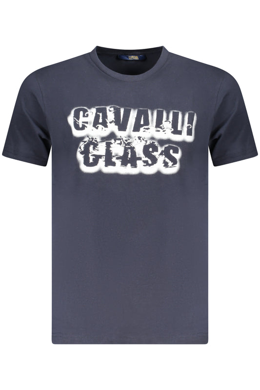 CAVALLI CLASS T-SHIRT MANICHE CORTE UOMO BLU
