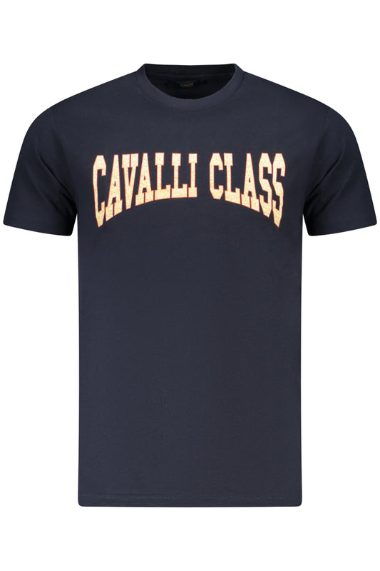 CAVALLI CLASS T-SHIRT MANICHE CORTE UOMO BLU