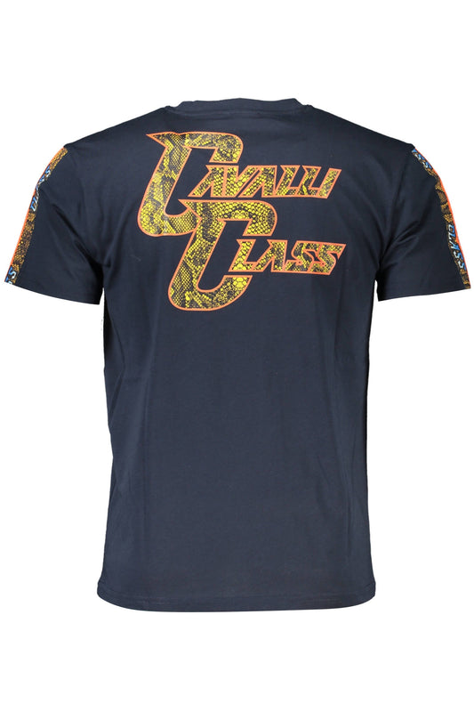 CAVALLI CLASS T-SHIRT MANICHE CORTE UOMO BLU