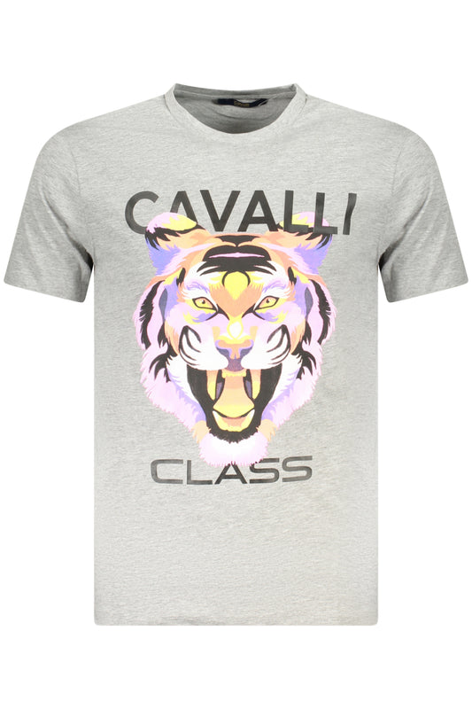 CAVALLI CLASS T-SHIRT MANICHE CORTE UOMO GRIGIO