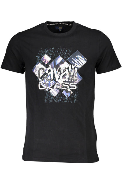 CAVALLI CLASS T-SHIRT MANICHE CORTE UOMO NERO