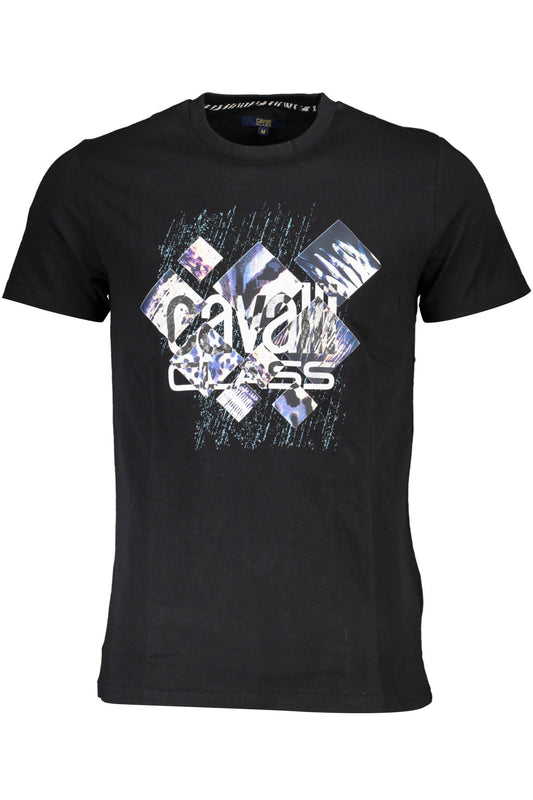 CAVALLI CLASS T-SHIRT MANICHE CORTE UOMO NERO