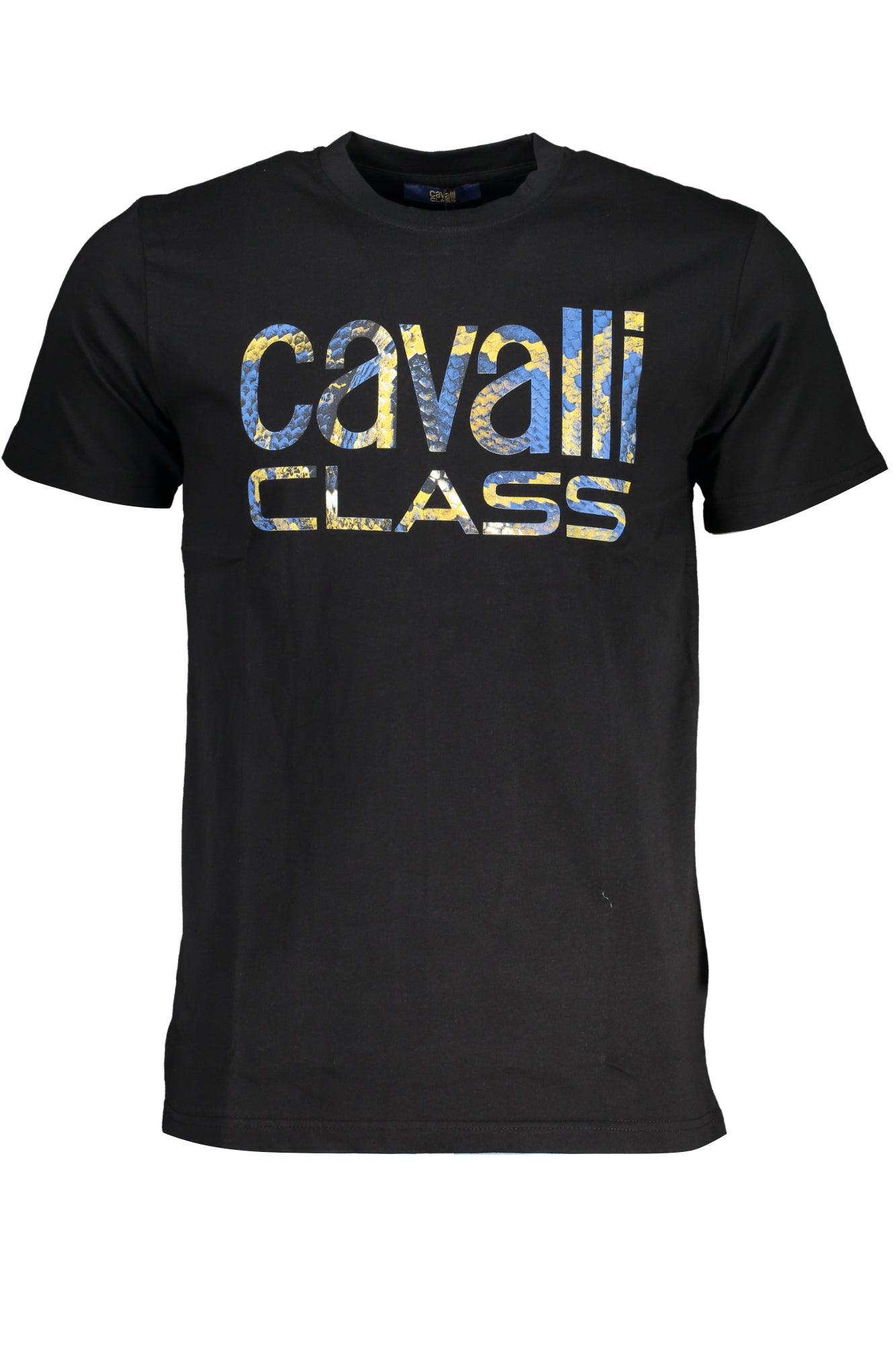 CAVALLI CLASS T-SHIRT MANICHE CORTE UOMO NERO