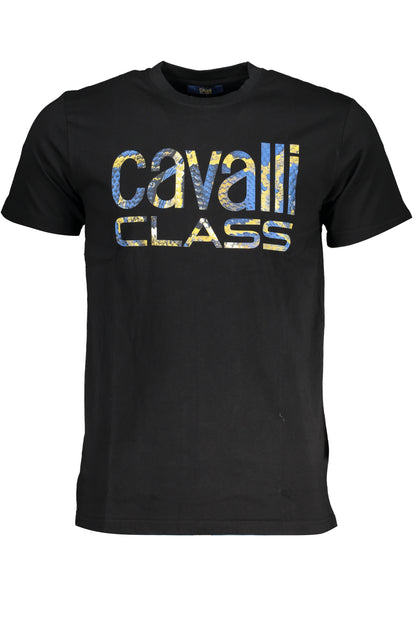 CAVALLI CLASS T-SHIRT MANICHE CORTE UOMO NERO