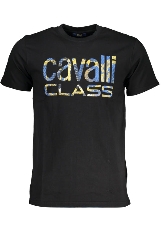 CAVALLI CLASS T-SHIRT MANICHE CORTE UOMO NERO