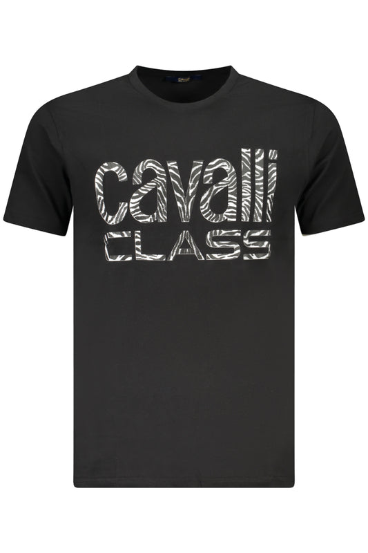 CAVALLI CLASS T-SHIRT MANICHE CORTE UOMO NERO