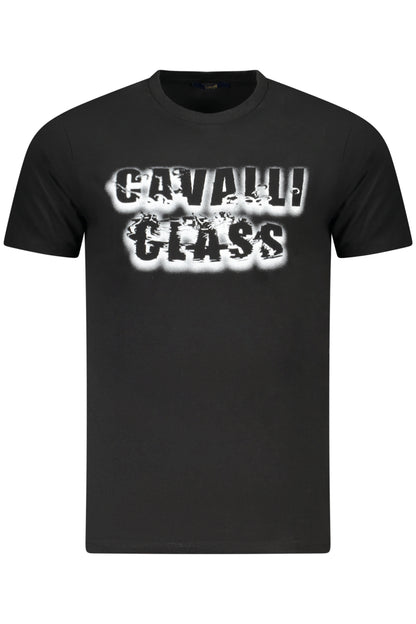 CAVALLI CLASS T-SHIRT MANICHE CORTE UOMO NERO