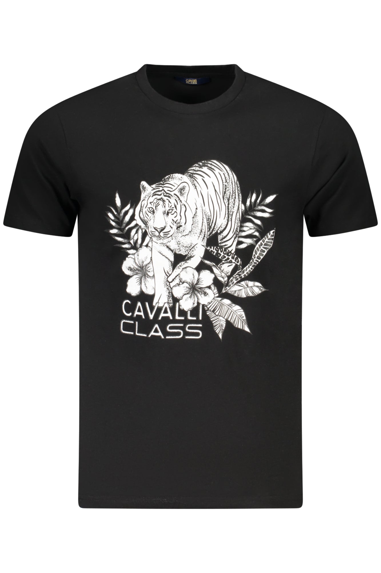 CAVALLI CLASS T-SHIRT MANICHE CORTE UOMO NERO