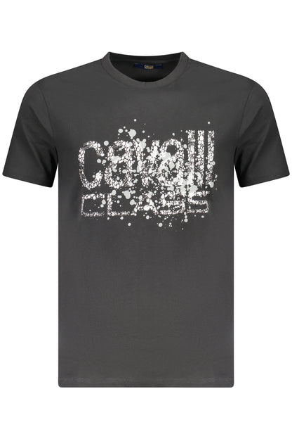 CAVALLI CLASS T-SHIRT MANICHE CORTE UOMO NERO