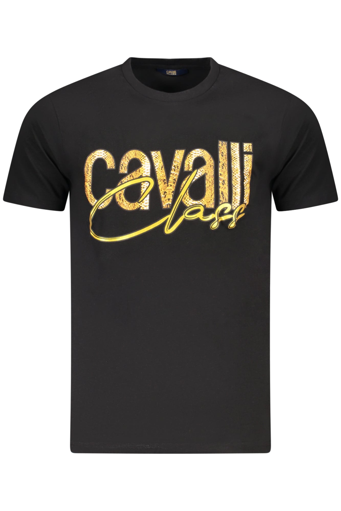 CAVALLI CLASS T-SHIRT MANICHE CORTE UOMO NERO