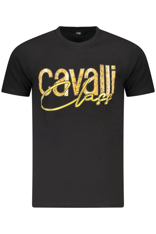 CAVALLI CLASS T-SHIRT MANICHE CORTE UOMO NERO
