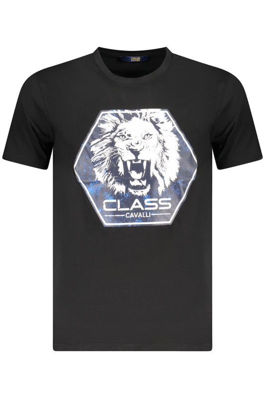 CAVALLI CLASS T-SHIRT MANICHE CORTE UOMO NERO