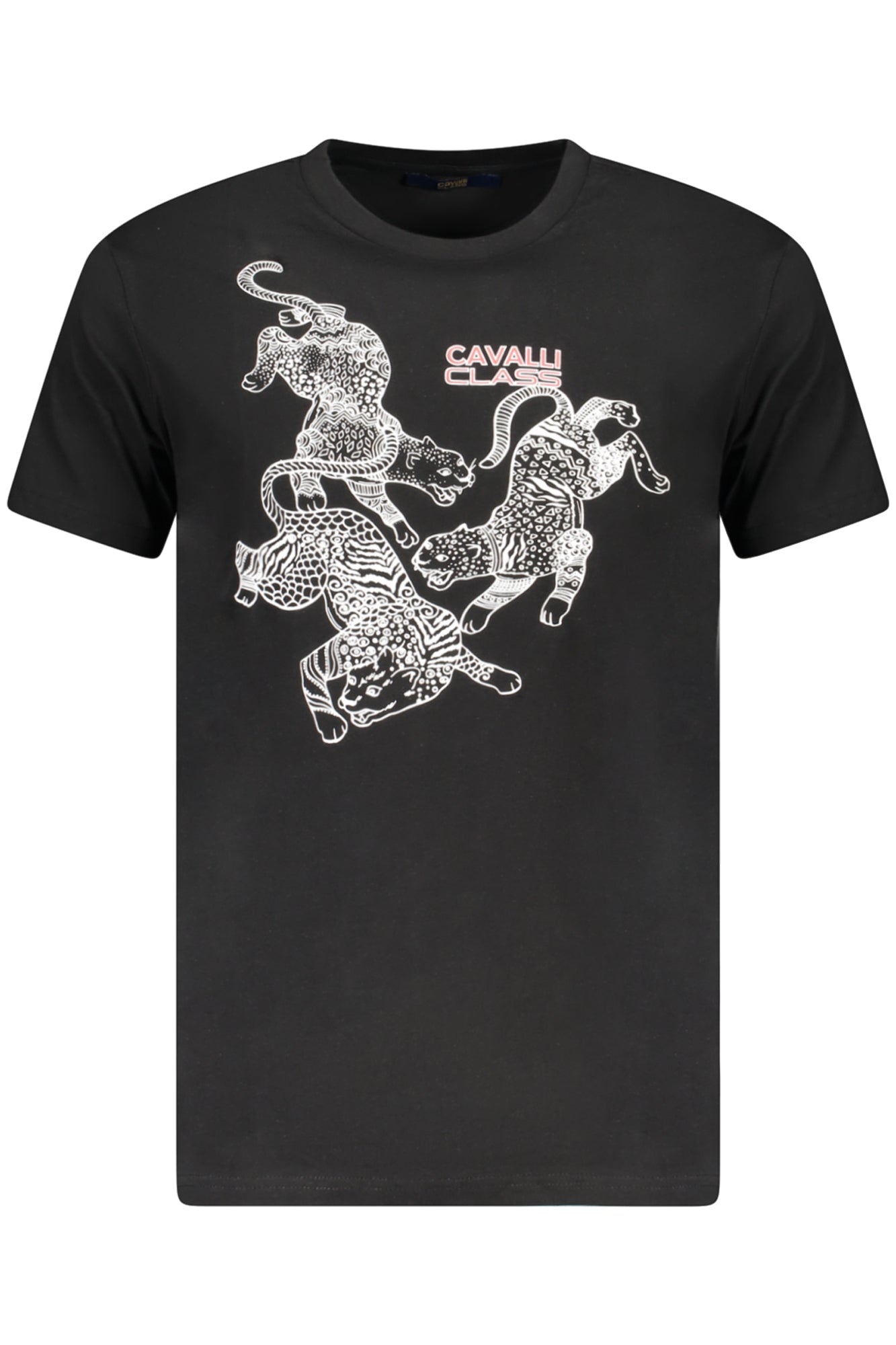 CAVALLI CLASS T-SHIRT MANICHE CORTE UOMO NERO
