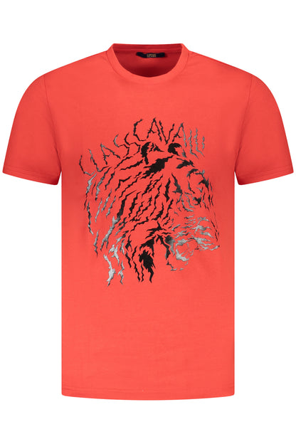 CAVALLI CLASS T-SHIRT MANICHE CORTE UOMO ROSSO