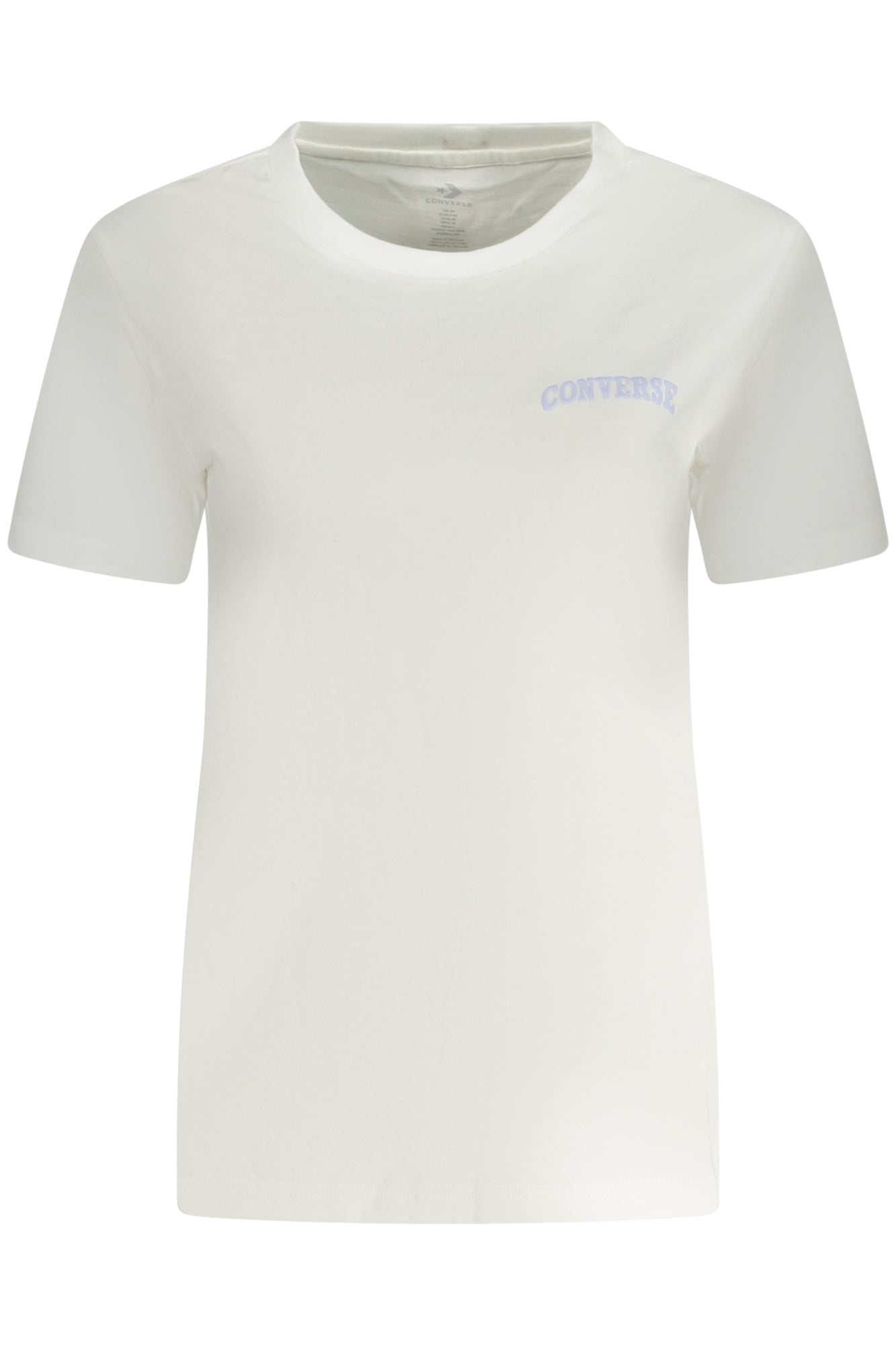 CONVERSE T-SHIRT MANICHE CORTE DONNA BIANCO