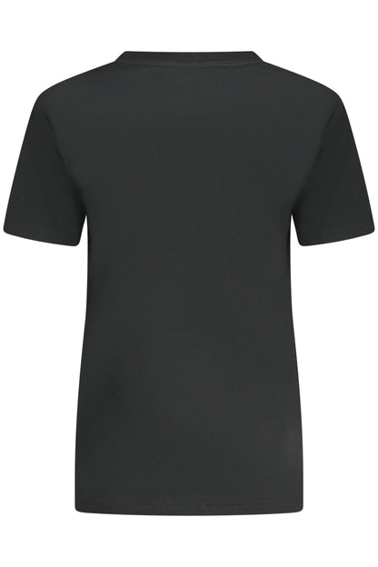 CONVERSE T-SHIRT MANICHE CORTE DONNA NERO
