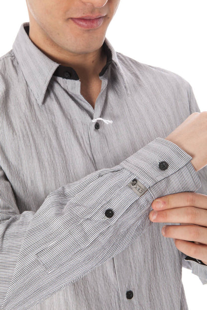COSTUME NATIONAL CAMICIA MANICHE LUNGHE UOMO BIANCO