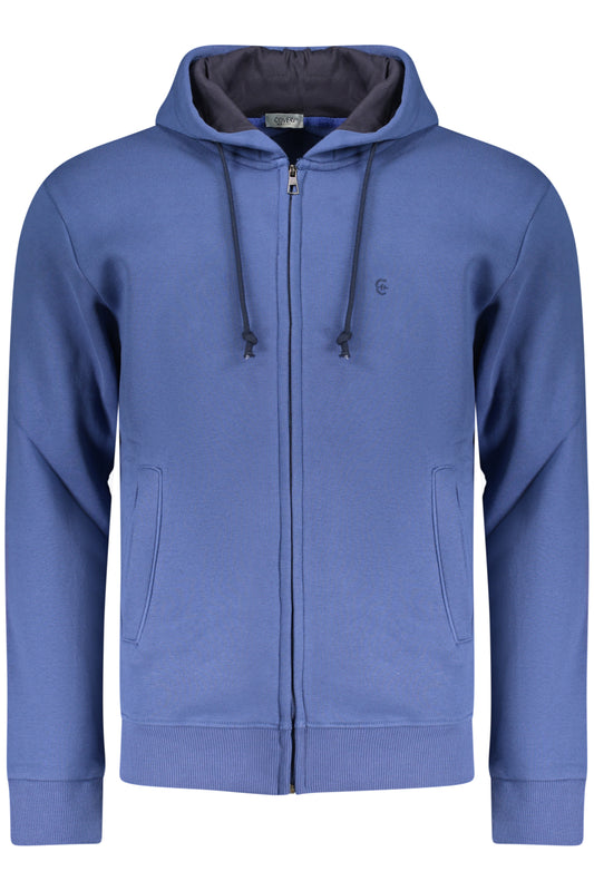 COVERI MOVING FELPA CON ZIP UOMO BLU