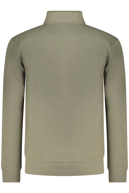 COVERI MOVING FELPA CON ZIP UOMO VERDE