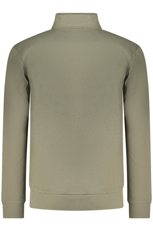 COVERI MOVING FELPA CON ZIP UOMO VERDE