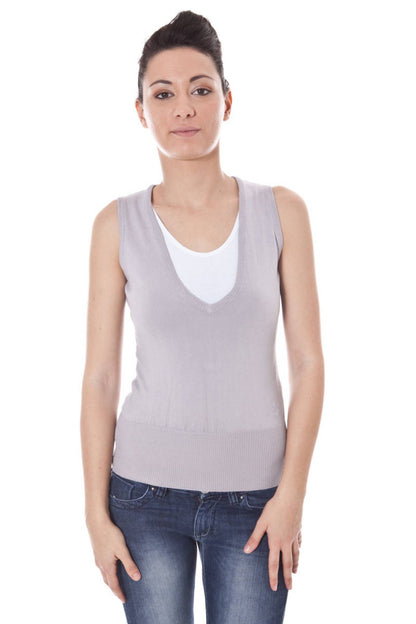 DATCH GILET DONNA GRIGIO