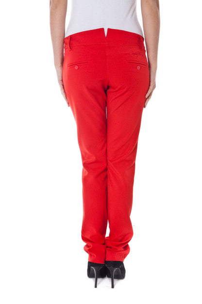 DENNY ROSE PANTALONE DONNA ROSSO