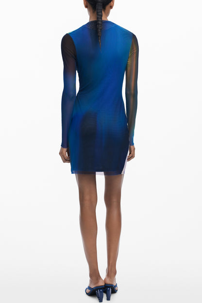 DESIGUAL ABITO CORTO DONNA BLU