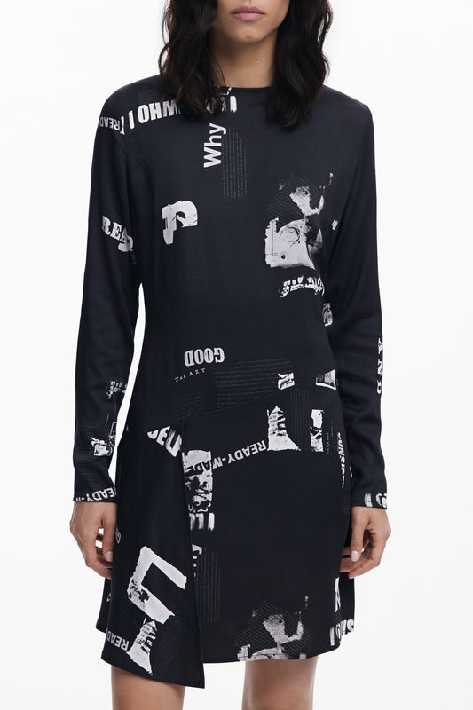 DESIGUAL ABITO CORTO DONNA NERO