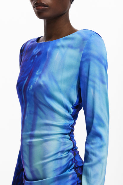 DESIGUAL ABITO LUNGO DONNA BLU