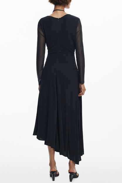 DESIGUAL ABITO LUNGO DONNA NERO