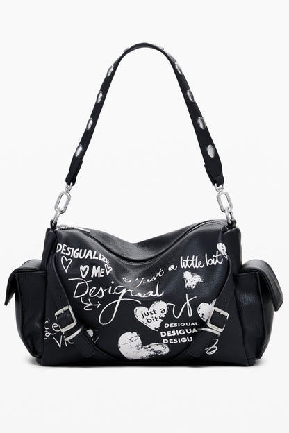 DESIGUAL BORSA DONNA NERO