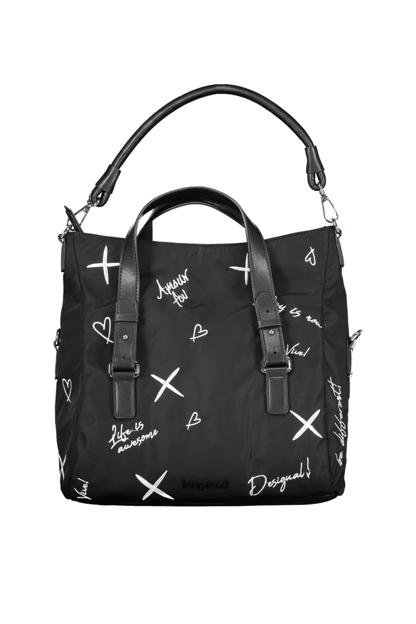 DESIGUAL BORSA DONNA NERO